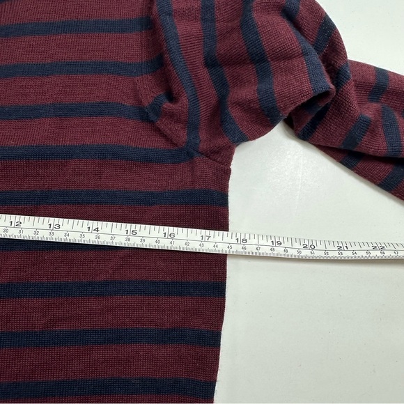 Talbots Striped Sweater Dress Women’s Small Long Sleeve Pockets Soft Wool Blend - Picture 6 of 10